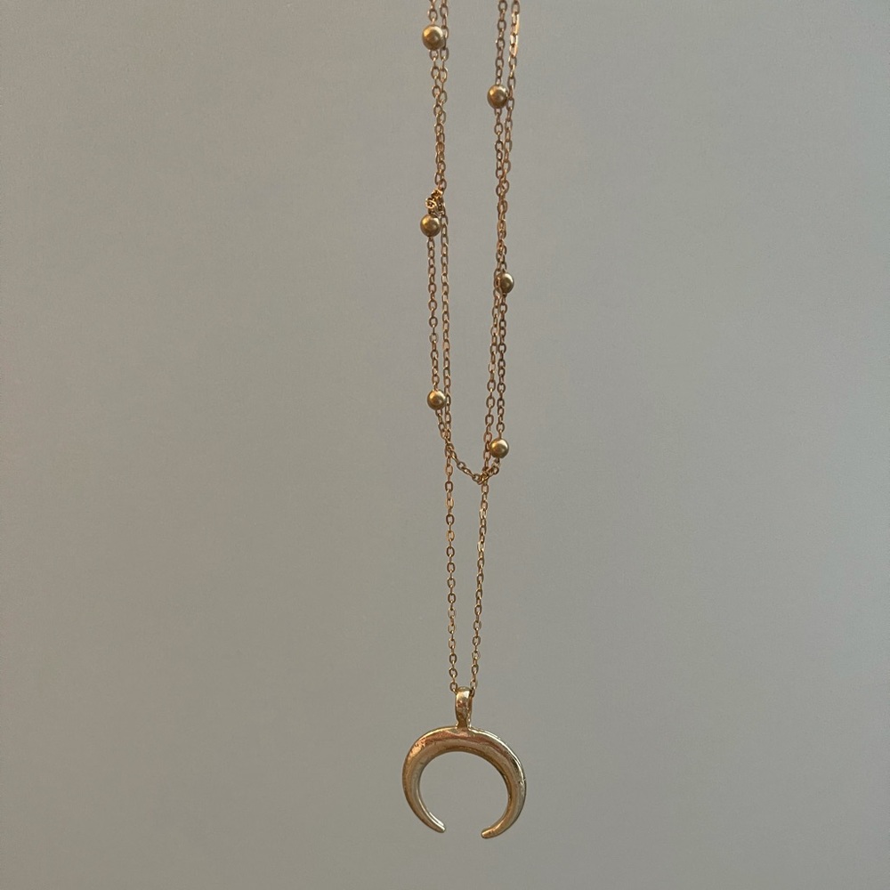 Crescent Layering Necklace